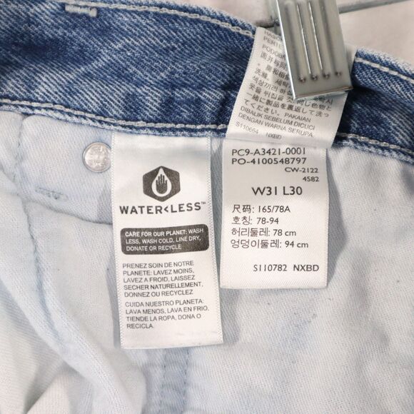 Vintage Levis SilverTab Jeans Men's 31x28 Blue Loose Fit Baggy Denim 90's Y2K - Picture 5 of 12